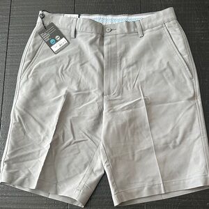 FootJoy Men's Tan Flat Front Shorts